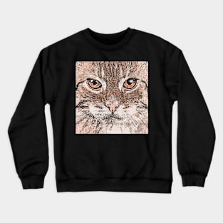 Cat Face Crewneck Sweatshirt